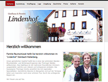 Tablet Screenshot of gasthaus-pension-lindenhof.info